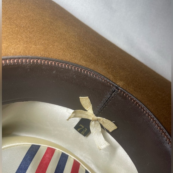 STETSON Authentic Beaver 3X Size 7 3/8 Hat - Picture 6 of 12